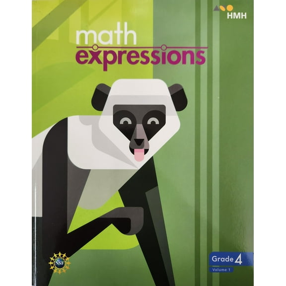 Math Expressions Student Activity Book, Grade 4, Volume 1, c. 2018, 9781328743831, 1328743837