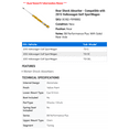 thumbnail image 2 of Rear Shock Absorber - Compatible with 2015 Volkswagen Golf SportWagen, 2 of 2