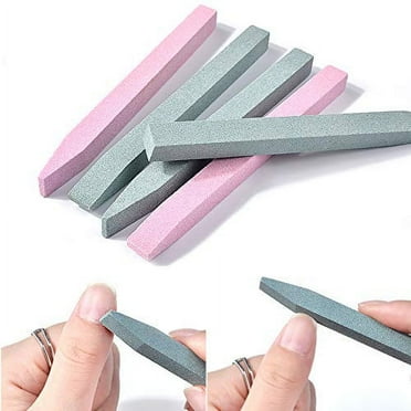 5PCS Pumice Stone Nail Art File Nail Cuticle Pusher Trimmer Pedicure Manicure Buffing Tool
