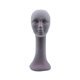 thumbnail image 2 of Cabeza De Maniquí Flocado espuma cabeza molde pelucas gafas sombrero bufanda expositor soporte (gris) Tmvgtek Libre de BPA, 2 of 3