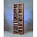 thumbnail image 3 of 18 in. DVD Storage Tower w Individual Locking Slots (Honey Oak), 3 of 3