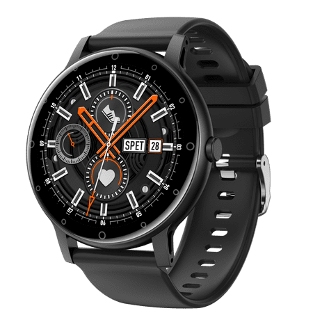 VAYKAL Smart Watch Fitness Tracker for Android and iOS with Multiple Sports Modes Pedometer Timer Stopwatch Make/Answer Calls Message Notifications IP67 Waterproof