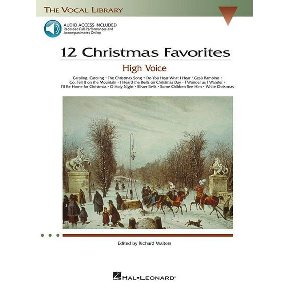 Vocal Library: 12 Christmas Favorites: The Vocal Library High Voice (Other)