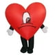 thumbnail image 2 of Este disfraz inflable en forma de corazón presenta un diseño humorístico, lo que lo hace... Ojos sencillos, 2 of 9
