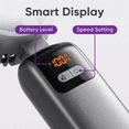 thumbnail image 5 of ATUPEN Handheld Fan, Portable Fan 199 Speeds LED Display for Travel Office Outdoors & Fathers Day Gifts, 5 of 7