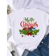 thumbnail image 2 of Camiseta con estampado de feliz navidad para mujer, ropa de vacaciones de los años 90, camisetas de año nuevo, camiseta gráfica, regalo de tendencia, 2025, 2 of 5