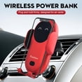 thumbnail image 2 of Cargr inalámbrico para coche, soporte de teléfono para coche, cargr inalámbrico, sensor inteligente de ventilación de aire, soporte de teléfono con sujeción automática para todos los, 2 of 3