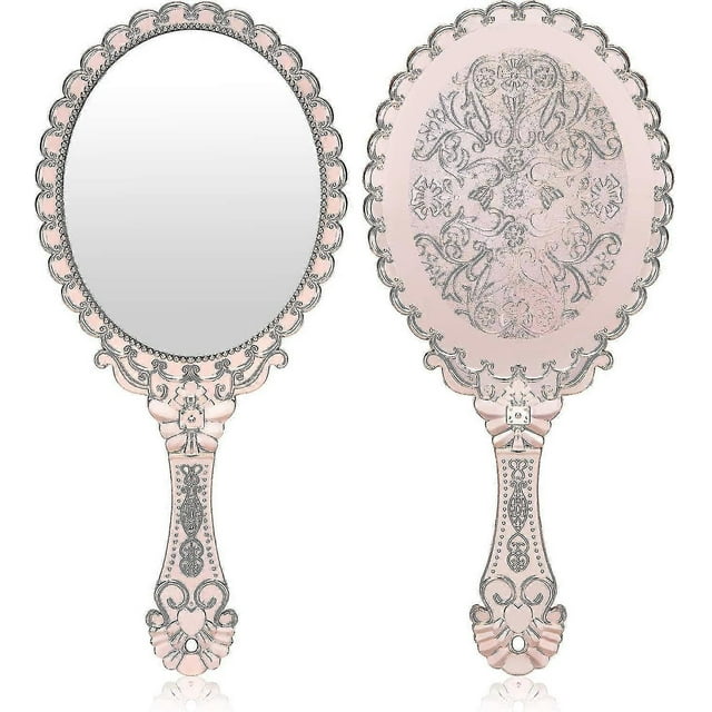 Vintage Handheld Mirror, Yusong Small Hand Held Decorative Mirrors