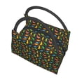 thumbnail image 4 of Lafuoo Cartoon Dino Pattern Portable Aluminum Film Insulated Refrigerated Lunch Bag, Zippered Cooler Bag/Hot Bag for Food and Beverag-One Size, 4 of 7