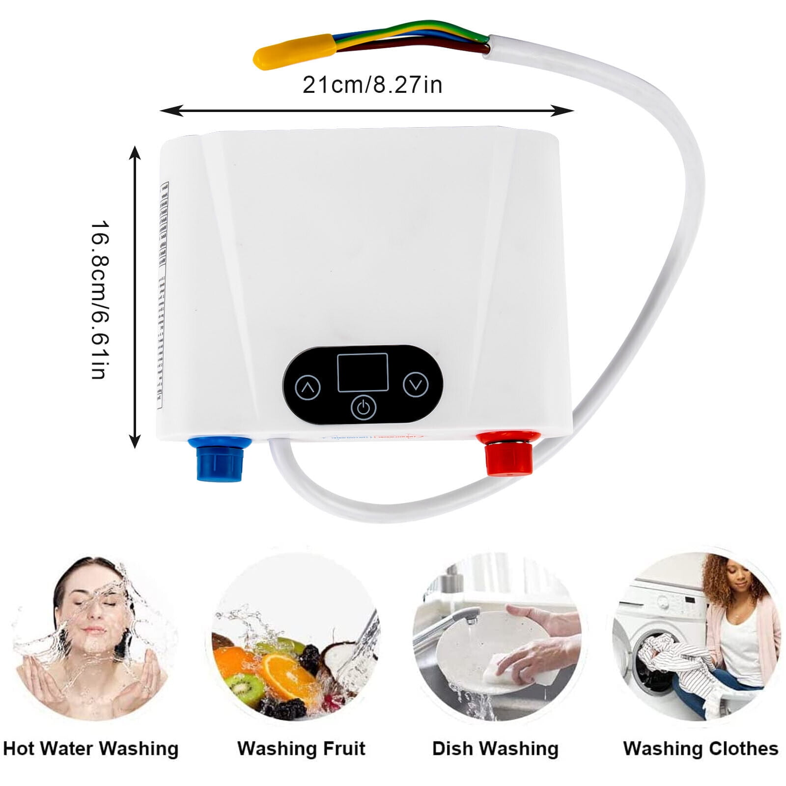 DENEST Electric Hot Water Heater Under Sink Tankless Quick Instant Hot Water Heater  220V
