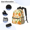 thumbnail image 3 of Travel Laptop Backpack For Women And Men, Juicy Orange Green Leaves Computer Backpack For School Casual Work Bag, Lightweight Rucksack College Bookbags Waterproof Gym Backpack, 3 of 8