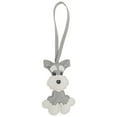 thumbnail image 1 of Ofertas Únicas 1 Pc Encantos de Bolso Llavero Lanyard de Perro Accesorios de Bolsa Gris, 1 of 5