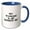 Blue/White, variant on 3drose, My Weekend Is All Booked Up, 11oz Mug