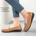 thumbnail image 2 of Oyedens Slip on Penny Loafers for Women Business Casual Walking Shoes Comfort Lightweight Work Flats, 2 of 6