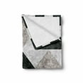 thumbnail image 2 of Marble Print Soft Flannel Fleece Throw Blanket, Nostalgic Stone Mosaic Regular Design Alluring Elements Artwork, Cozy Plush for Indoor and Outdoor Use, 50" x 60", Black Beige, by Ambesonne, 2 of 6