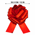thumbnail image 3 of 12 Inch Large Pull Bow, Decorative Gift Wrapping Flower Bow for Basket Present Party Wedding Decor, Red, 3 of 6