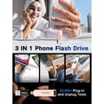 thumbnail image 2 of TEARMOS memoria USB-C de 512 GB para fotos, iPhone, Android, 2 of 6