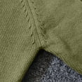 thumbnail image 6 of Spazoro Girls Crew Neck Knit Sweater, Solid Color Long Sleeve Warm Breathable Pullover Tops for Daily Layering Green Size 7-8, 6 of 9