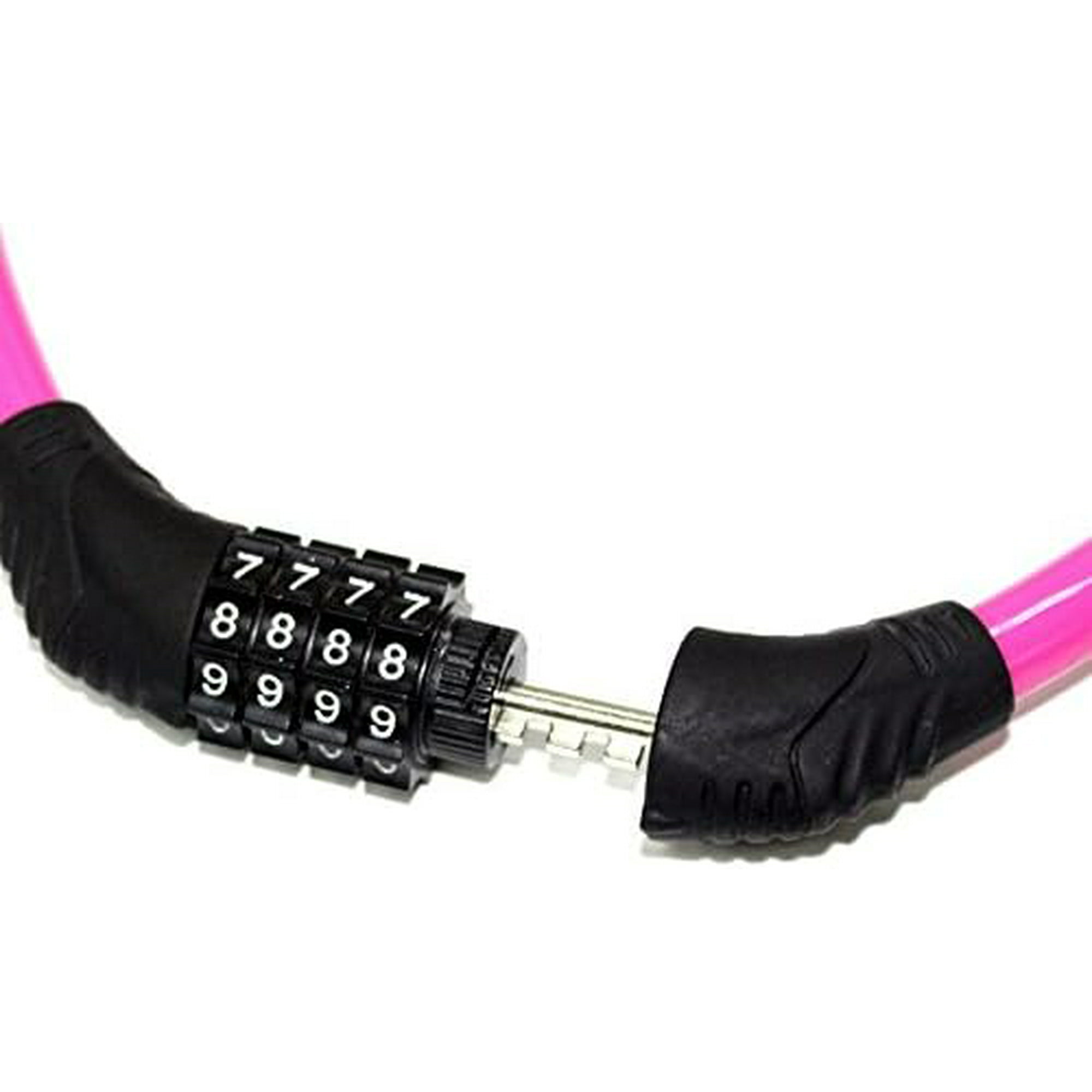 Sanwo security bike lock 4 digit resettable combination cable lock for bicycle hotsell
