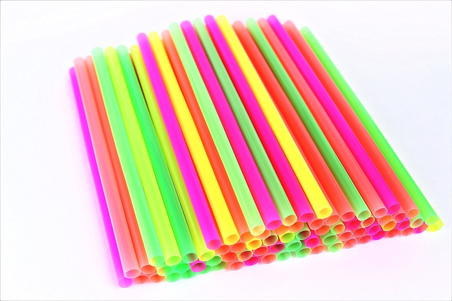 Houseables 10 1/2"x1/2" Extra Wide Long Smoothie Boba Milkshake Straws
