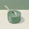 Caraway Nonstick Ceramic Sauce Pan with Lid (3 qt) Non Toxic, PTFE