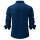 thumbnail image 3 of Blusa y camisa de manga larga con cuello vuelto para hombre, blusa informal de moda con cuello vuelto, camisa transpirable de manga larga, blusa para hombre, 3 of 8