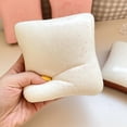 thumbnail image 6 of 4 Inch Bread Butter Squishy, Squishy Slow Rising Fidget Toys Sensory Toys for Anxiety Stress Relief, Stocking Stuffers, Stress Balls, Stress Relief & Fidget Toys, Party Favor Gift (White), 6 of 12