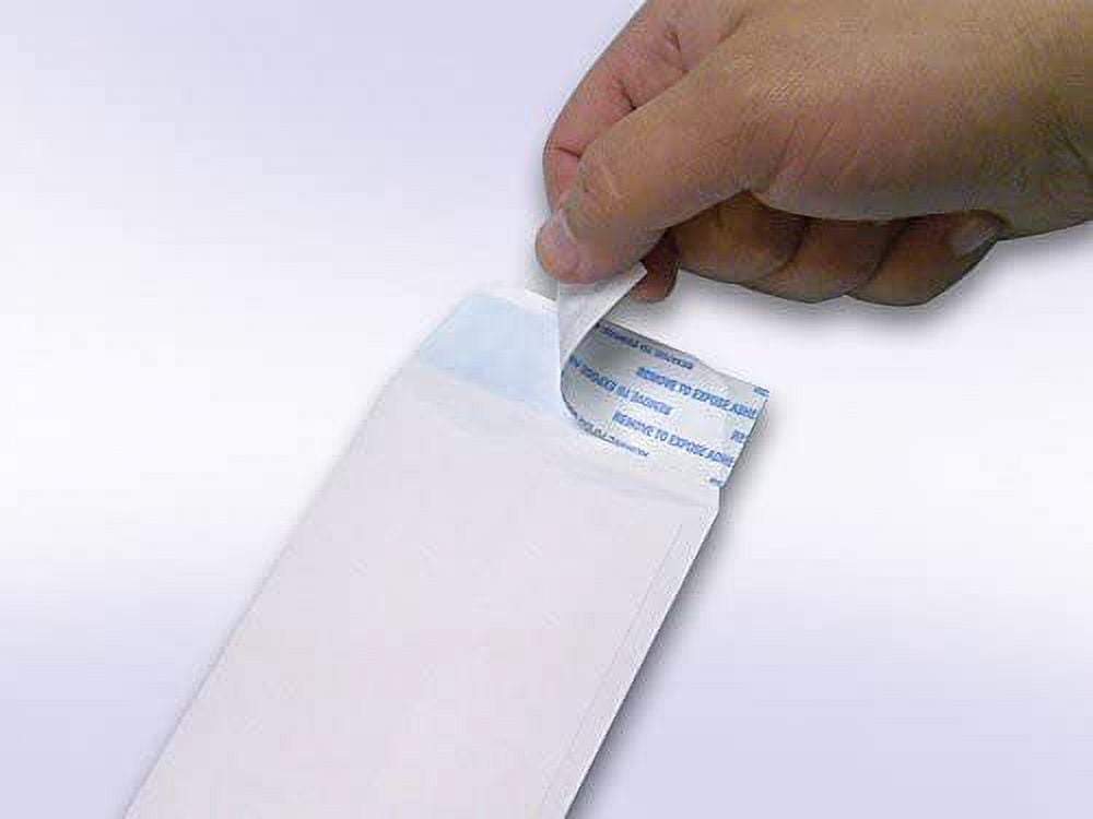 #7 Coin White Envelope for Small Parts, Cash, Jewelry Etc., 500 Per Box 500 Peel & Seal