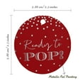 thumbnail image 6 of Inkdotpot Pack Of 50 Real Silver Foil Paper Tags Ready To Pop Baby Shower Favor Hang Tags, 6 of 7