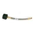 thumbnail image 1 of Marshall Excelsior Propane Hose MER425SS-15P For Connecting Propane Cylinders To The Propane Regulator; With Thermal Protection; 15 Inch Length; Braided Stainless Steel And Brass; Packaged, 1 of 3