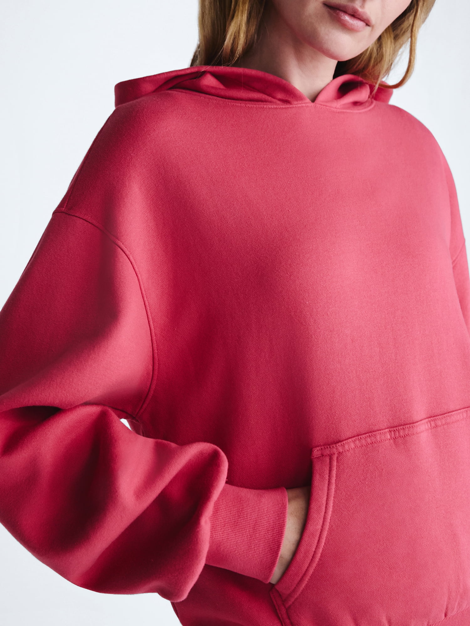 Scoop Women's and Women's Plus Mineral Wash Oversized Hoodie, Sizes XS-4X