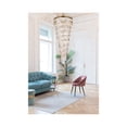 thumbnail image 2 of Elegant Lighting Sydney 30" Metal/Crystal Chandelier in Satin Gold/Clear, 2 of 8