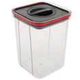 thumbnail image 2 of Sealed Grain Container Airtight Cereal Containers For Food Storage Square Shape Red 1Set, 2 of 3