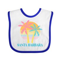 Inktastic Santa Barbara California Girls Baby Bib
