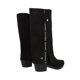 thumbnail image 3 of Bota Vaquera Cowboy Tacón Bajo Con Capucha Dakota Para Mujer Micro Suede Negro, 3 of 5