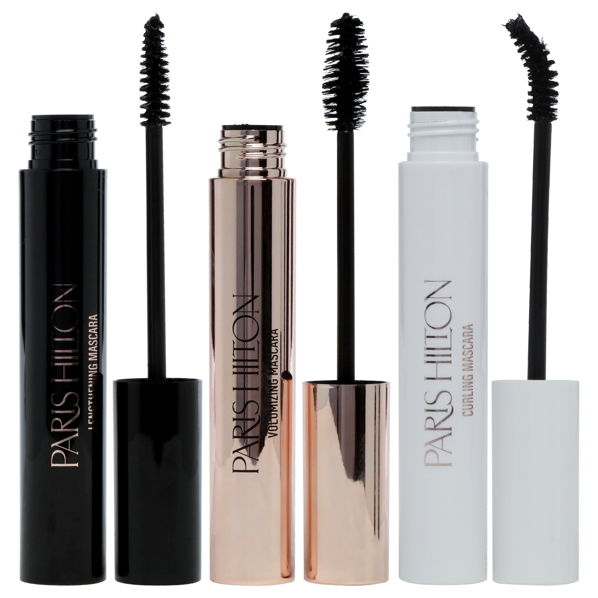 Paris Hilton Cosmetics Steal The Show Mascara Trio , 3 Pc 0.27oz Lengthening Mascara, 0.27oz Volumizing Mascara, 0.27oz Curling Mascara