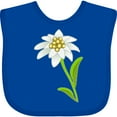 thumbnail image 3 of Inktastic Edelweiss Flower Boys or Girls Baby Bib, 3 of 4