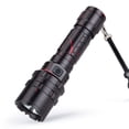thumbnail image 1 of Linterna de carga ultrabrillante LED Advancent antideslizante recargable por USB color negro, 1 of 6