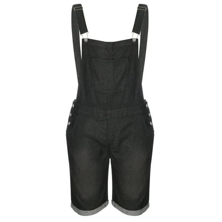 

JWZUY Overall Shorts Men s Denim Bib Overalls Summer Casual Loose Fit Walk Shorts Knee Length Shortalls Jumpsuit Rompers Gray M