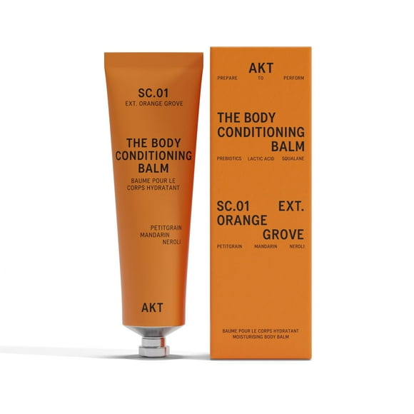 Akt The Body Conditioning Balm 3.4 Fl Oz Crema reafirmante Bálsamo corporal hidratante con escualano de oliva y ácido láctico Crema hidratante vegana Sin plástico Sc.01 Orange Grove Todos los géneros