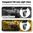 thumbnail image 5 of DFITO Solar Security Camera Outdoor Wireless Dual-Lens 1296P, 8000mAh Battery, 5G/2.4G WiFi, PIR Motion Detection, 2-Way Audio, Color Night Vision, IP66 Waterproof, 5 of 9