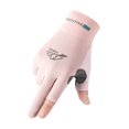 thumbnail image 5 of Guantes de seda de hielo para hombres y mujeres, de verano, transpirables, de secado rápido, finos, para montar al aire libre, conducir, antideslizantes, protector solar, pesca, 5 of 5