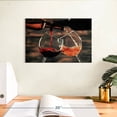 thumbnail image 3 of Elephant Stock Pouring Wine From Bottles Wall Art - Horizontal Canvas Wall Art - Living Room Wall Decor - Food And Drink Canvas - Brown And Gray Decor - 12" x 8", 3 of 8