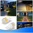thumbnail image 3 of T5 T10 LED Wedge Base Bulbs, 2700K Warm White 2 Watts Equivalent 11W 18W Incandecent Bulbs, AC/DC 12-24V Low Voltage Replacement for Landscape Path Deck Garden RV Camper Lights, 6 Pack, 3 of 7