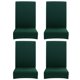 thumbnail image 1 of Estuche para asiento de color verde oscuro puro elástico delgado Funda para silla con funda elástica (4 piezas) Tmvgtek Libre de BPA, 1 of 1