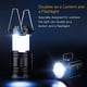 thumbnail image 3 of Lampara Linterna LED Camping Recargable, Carga Solar 3 en 1 | Luz Blanca y Flama, 3 of 8