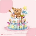 thumbnail image 2 of SKQIT 3-Packs Food Building Blocks Model Set,Cute Simulation Dessert Collection Particle Construction Building Bricks Toy,Home Decor, 2 of 14
