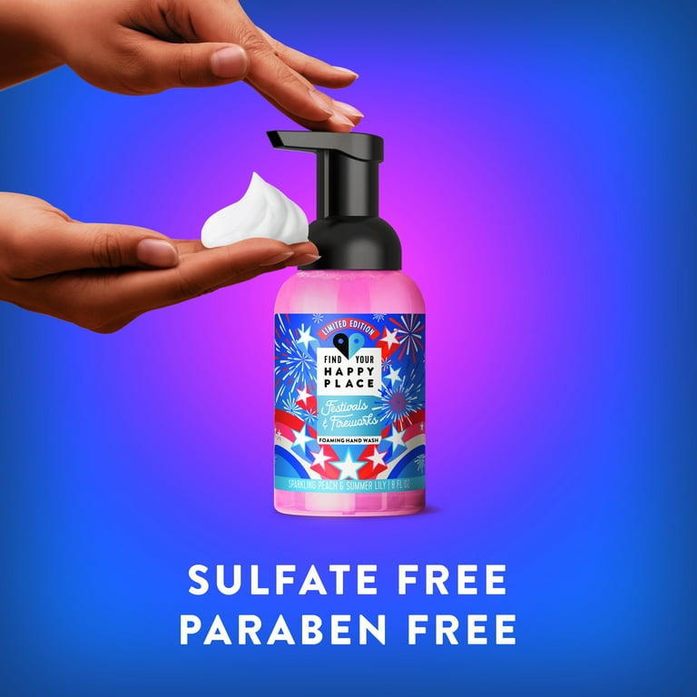 Find Your Happy Place Festivals & Fireworks Foaming Liquid