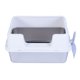 thumbnail image 5 of Caja De Para Gatos De Acero Inoxidable, Caja De Grande De Metal De 20 Litros Con Lados Altos Antisalpicaduras, Incluye Pala Para , Bandeja De Grande Para Gatos De Interior, 5 of 7