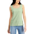thumbnail image 3 of Karen Scott Women's Petite Cotton Square-Neck Tank Top, 3 of 3